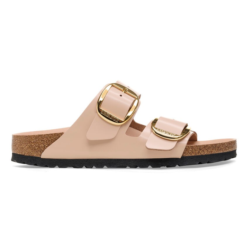 Birkenstock Arızona Bıg Buckle Nl Hıgh Shıne Kadın Pudra Terlik