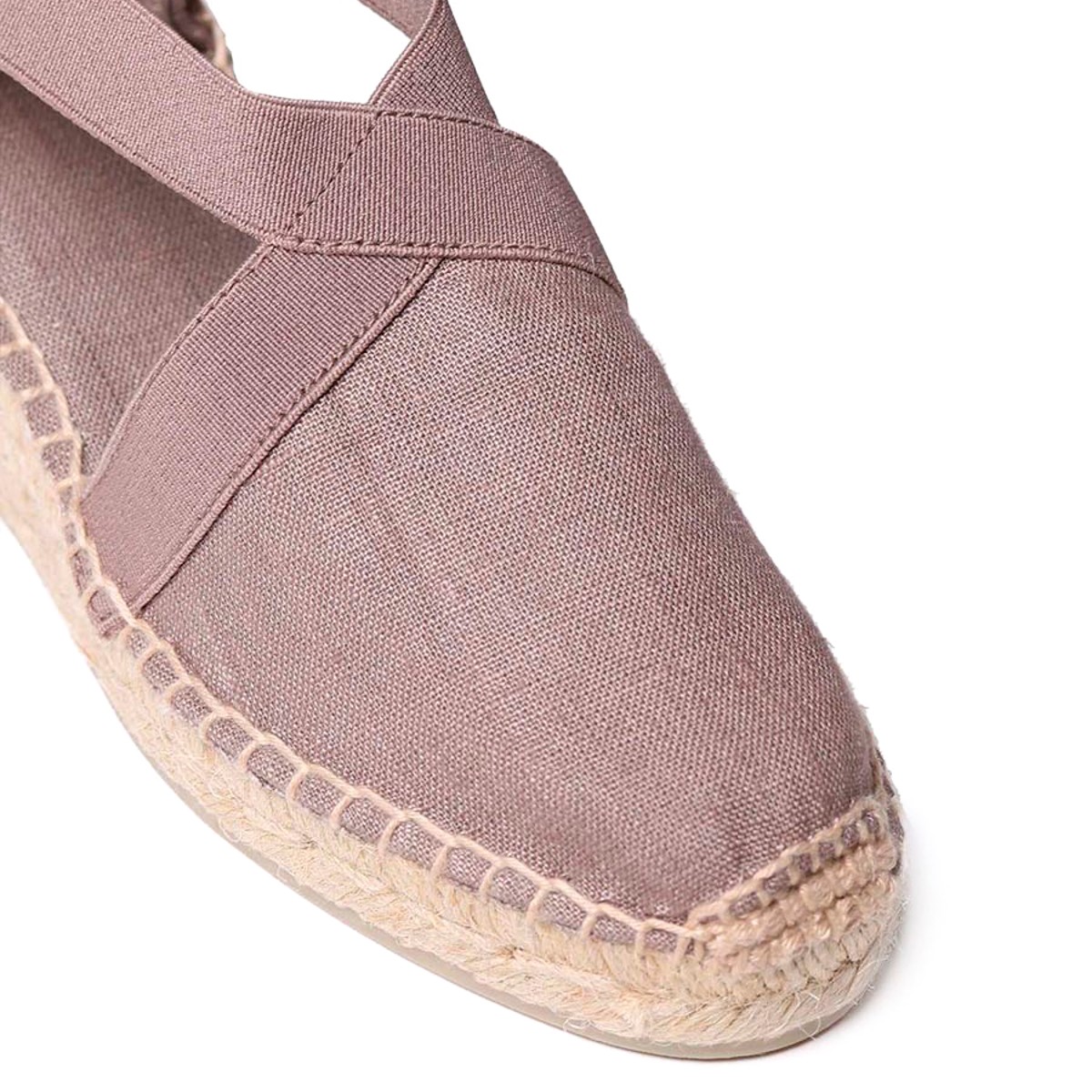 Toni Pons Ter Elactic Linen Taupe Kadın Açık Kahve Dolgu Topuk Espadril