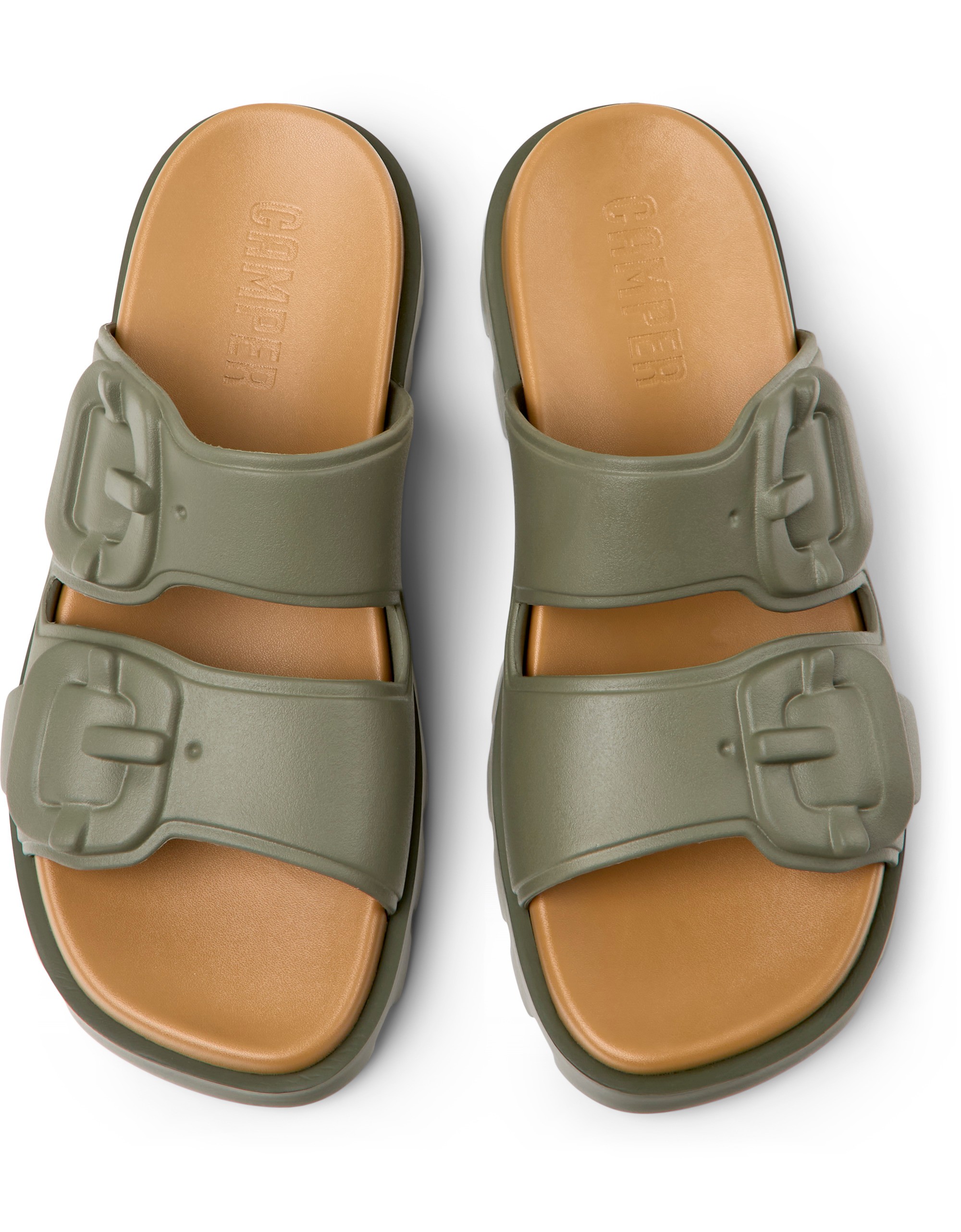 Camper Brutus Sandals Kadın Yeşil Spor Terlik K201792-004