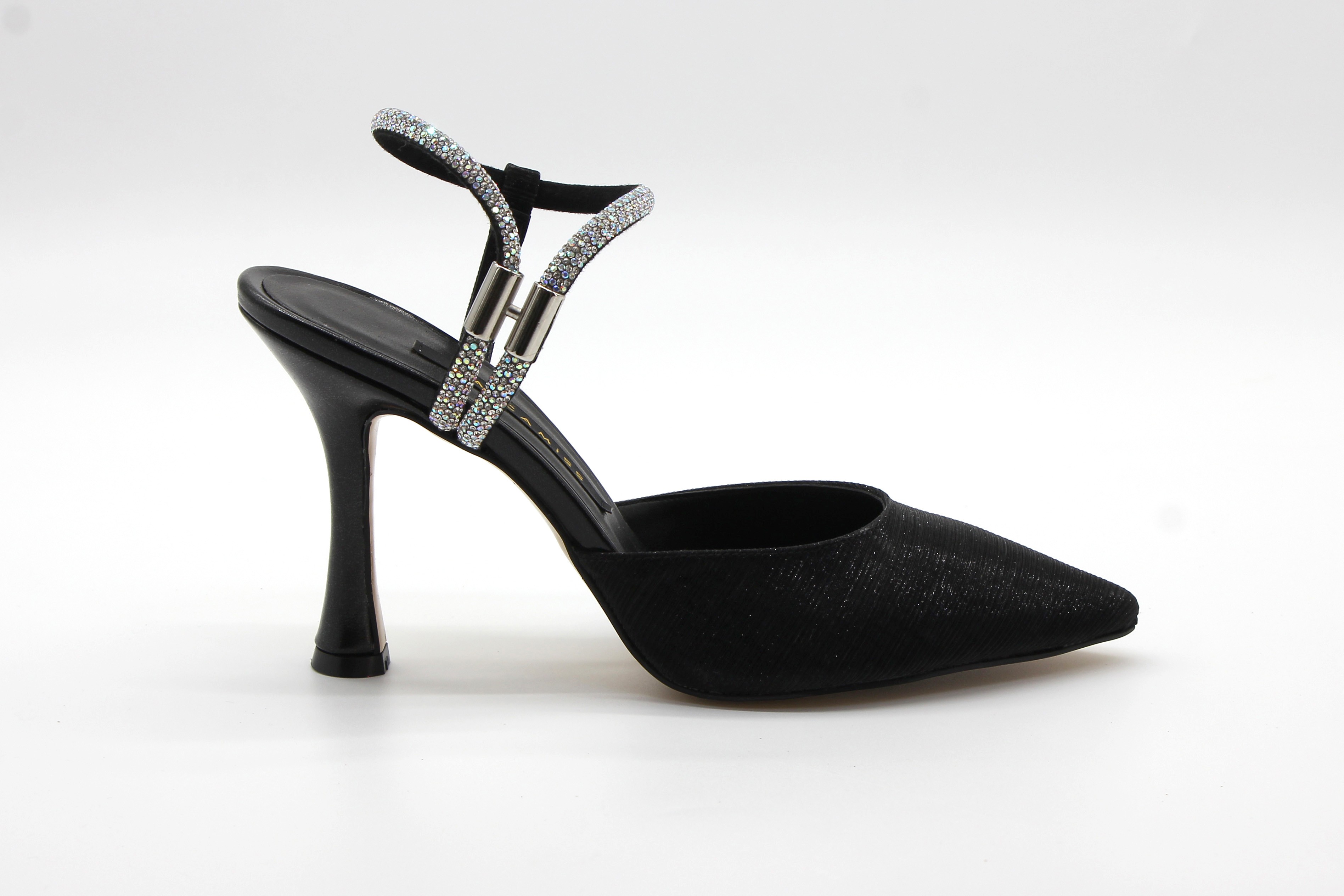 Marcamiss Kadın Taşlı Fantazi Ayakkabı - Siyah