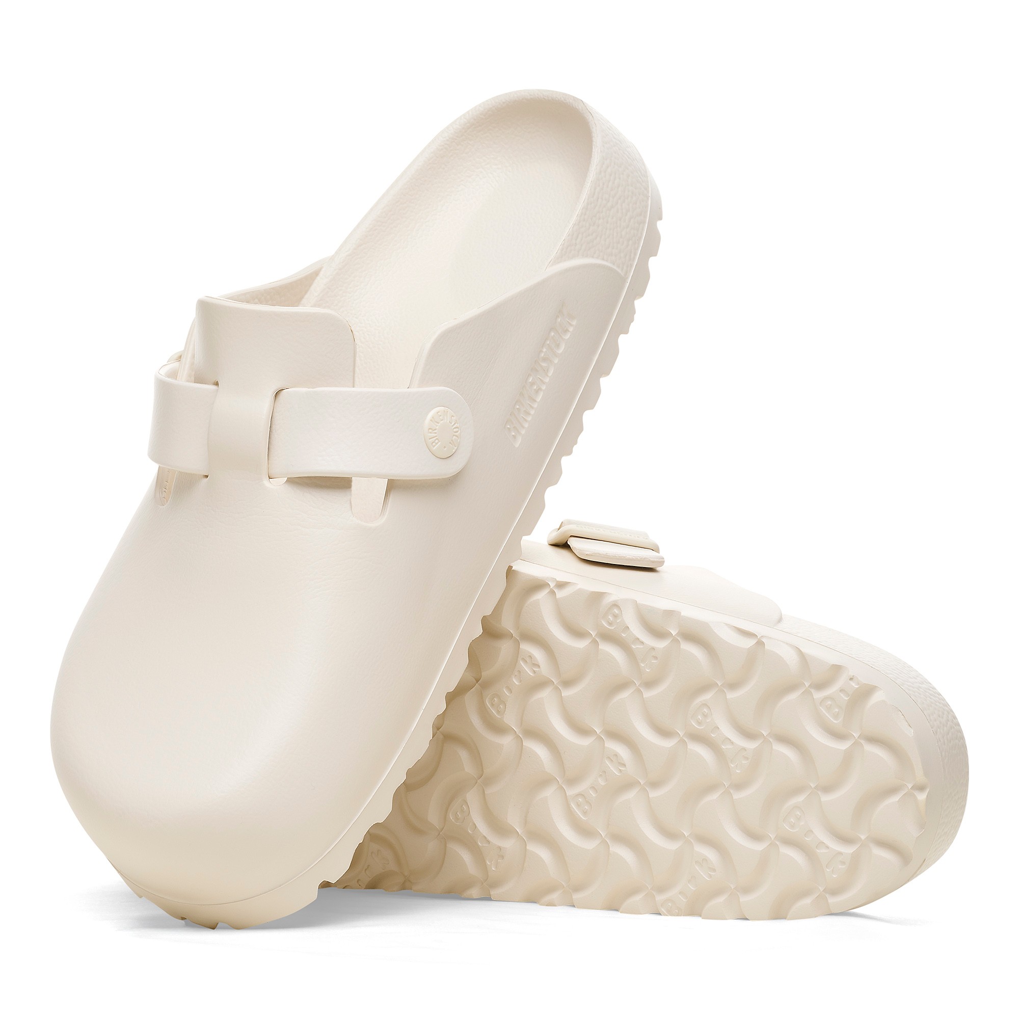 Birkenstock Boston Eva Erkek Bej Burnu Kapalı Terlik 1027381