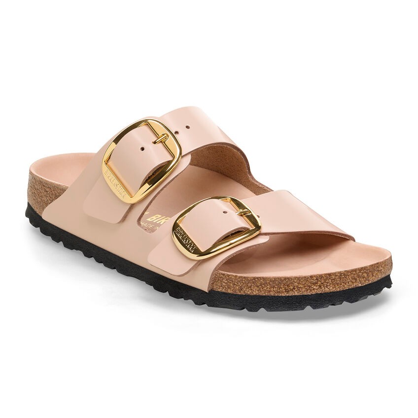 Birkenstock Arızona Bıg Buckle Nl Hıgh Shıne Kadın Pudra Terlik 1026553