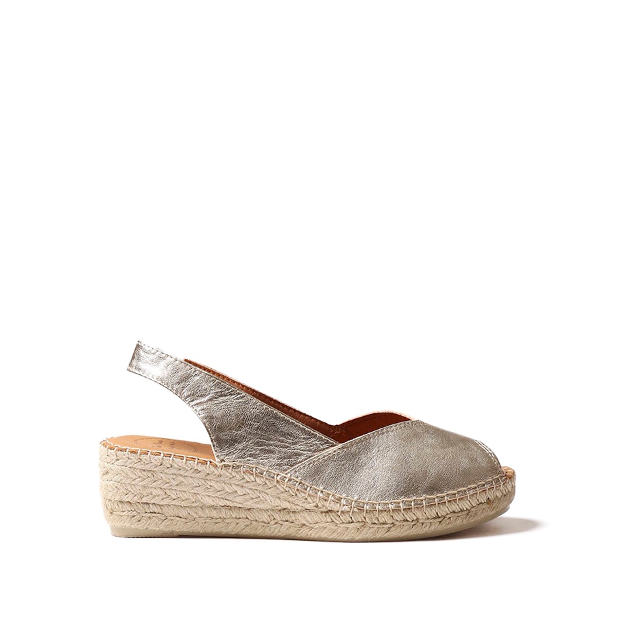 Toni Pons Bernia-P Kadın Dolgu Topuk Espadril Platinum 1TONW2020014