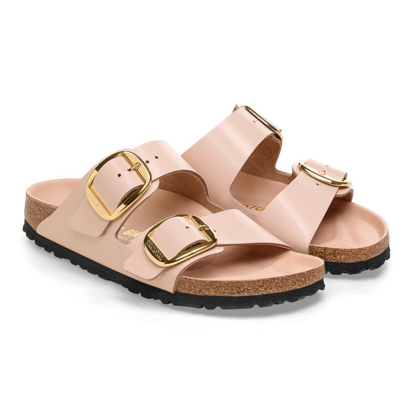 Birkenstock Arızona Bıg Buckle Nl Hıgh Shıne Kadın Pudra Terlik 1026553