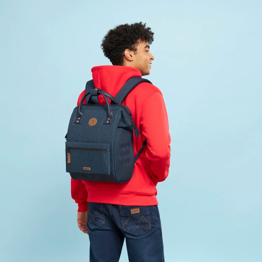 Cabaia Port Antonıo Dark Blue Medıum Avdenturer Melange Unisex Sırt Çantası