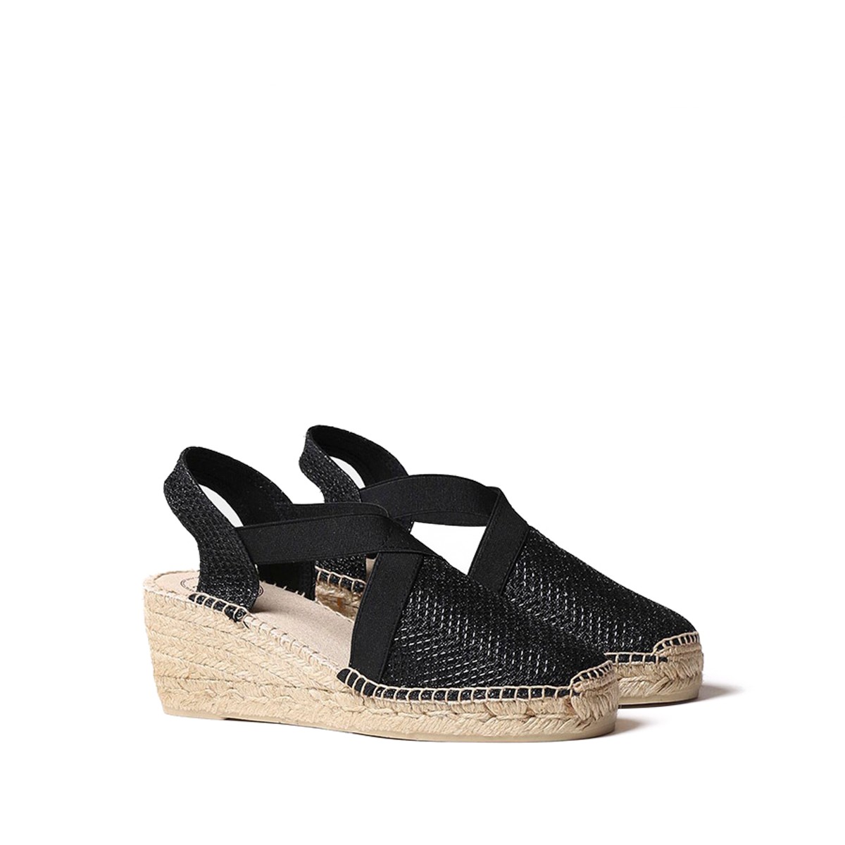 Toni Pons Trıton Negre Kadın Siyah Simli Dolgu Topuk Espadril 1TONW2020102