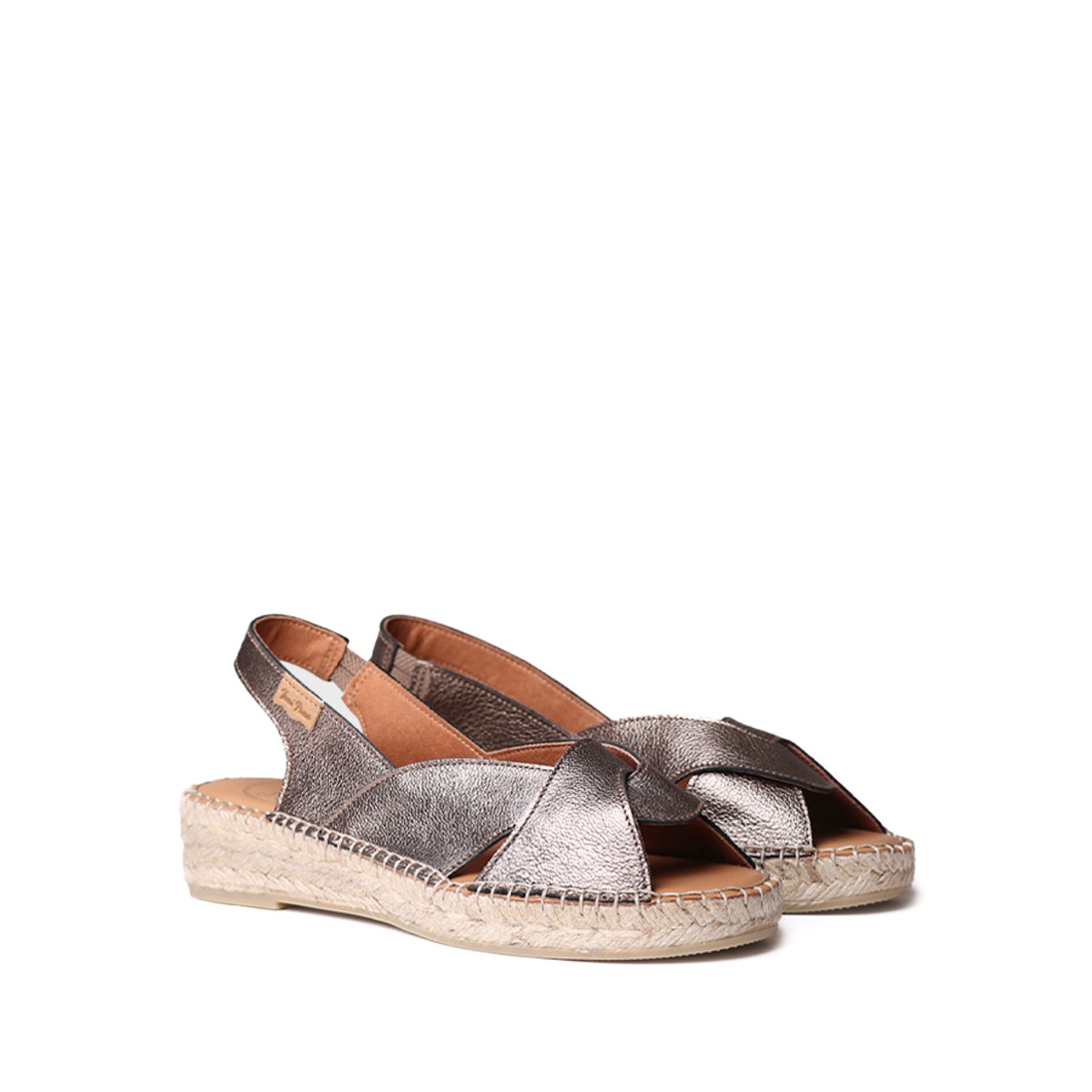 Toni Pons Enola-P Kadın Deri Bronz Dolgu Topuk Espadril 1TONW2024183