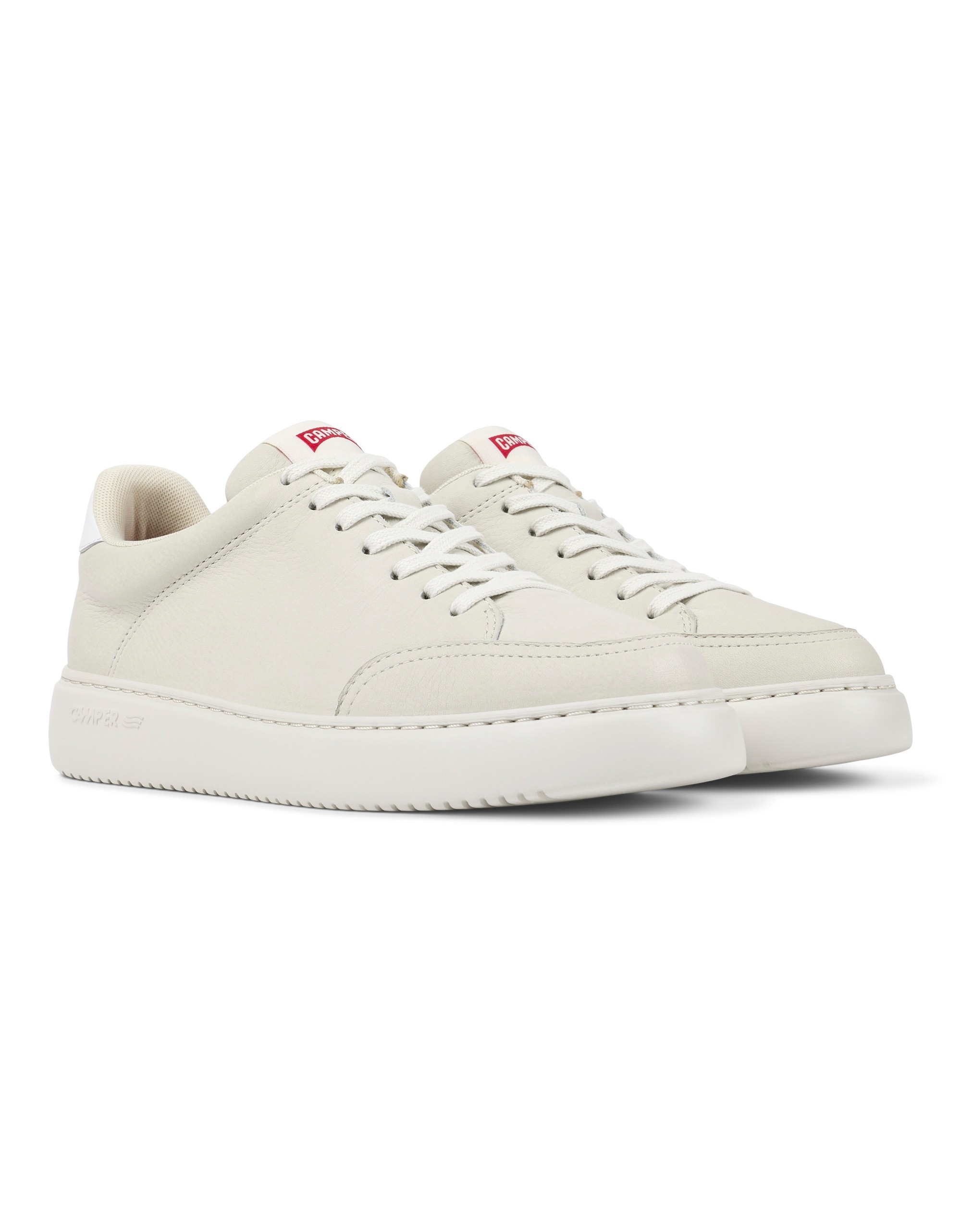 Camper Runner K21 Kadın Deri Bej Sneaker K201438-003