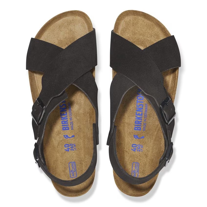 Birkenstock Tulum Sfb Vl Kadın Siyah Süet Sandalet 1029779