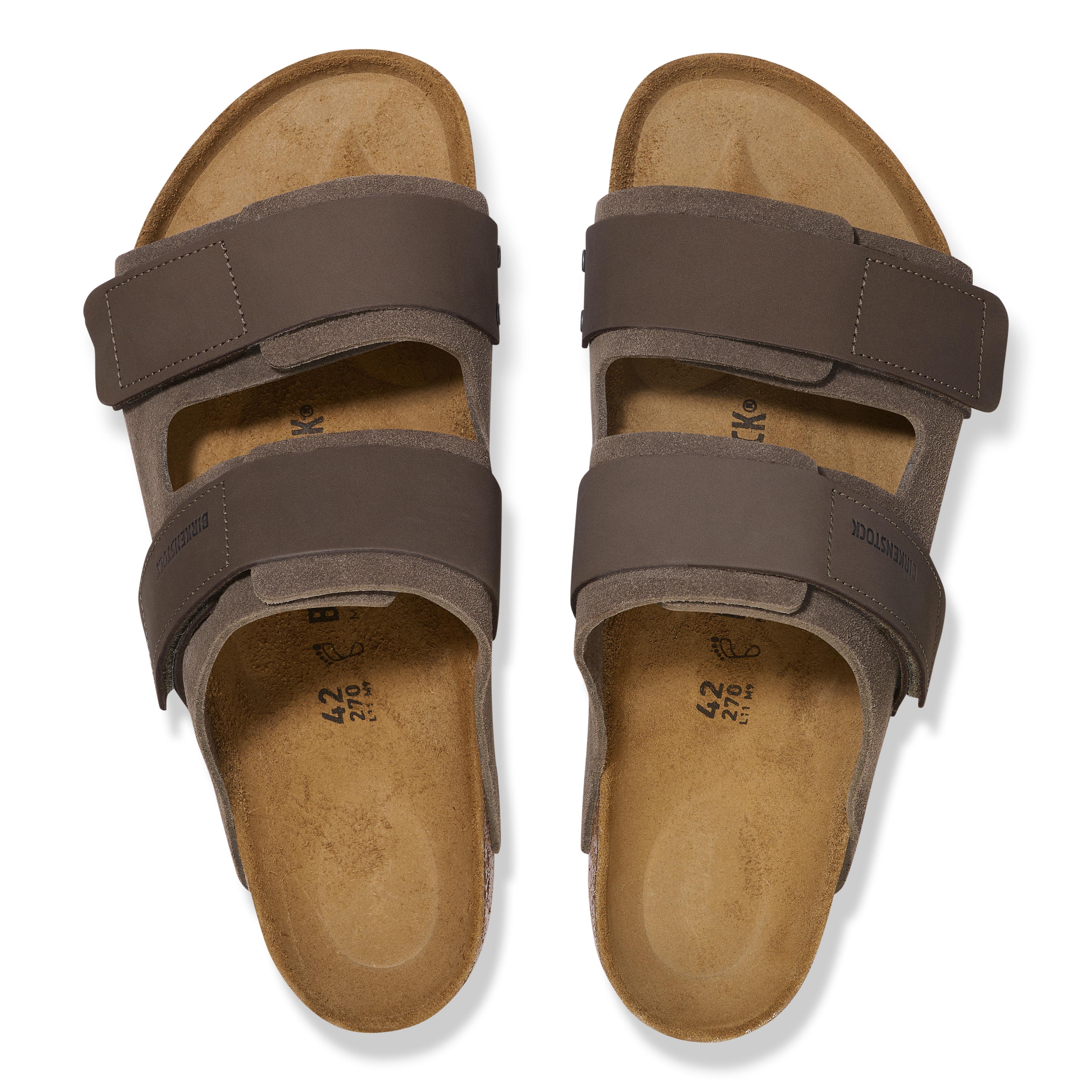 Birkenstock Ujı Vl Nu Erkek Kahve Süet Çift Bant Terlik 1029259