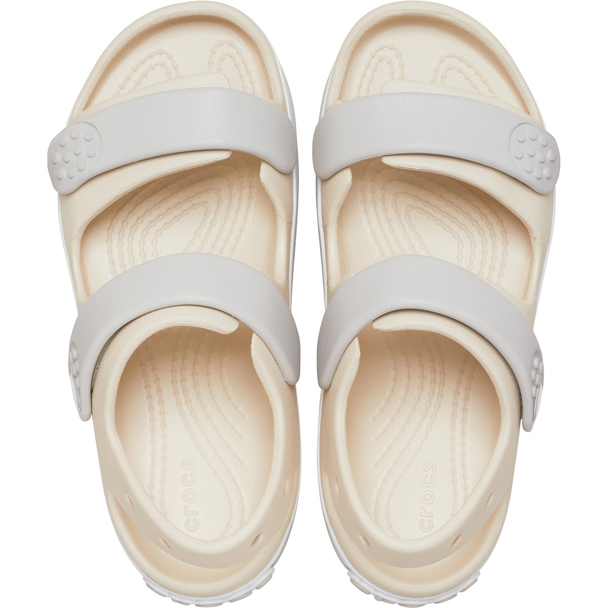 Crocs Crocband Cruiser Sandal T Kids 209424 - Krem-Gri