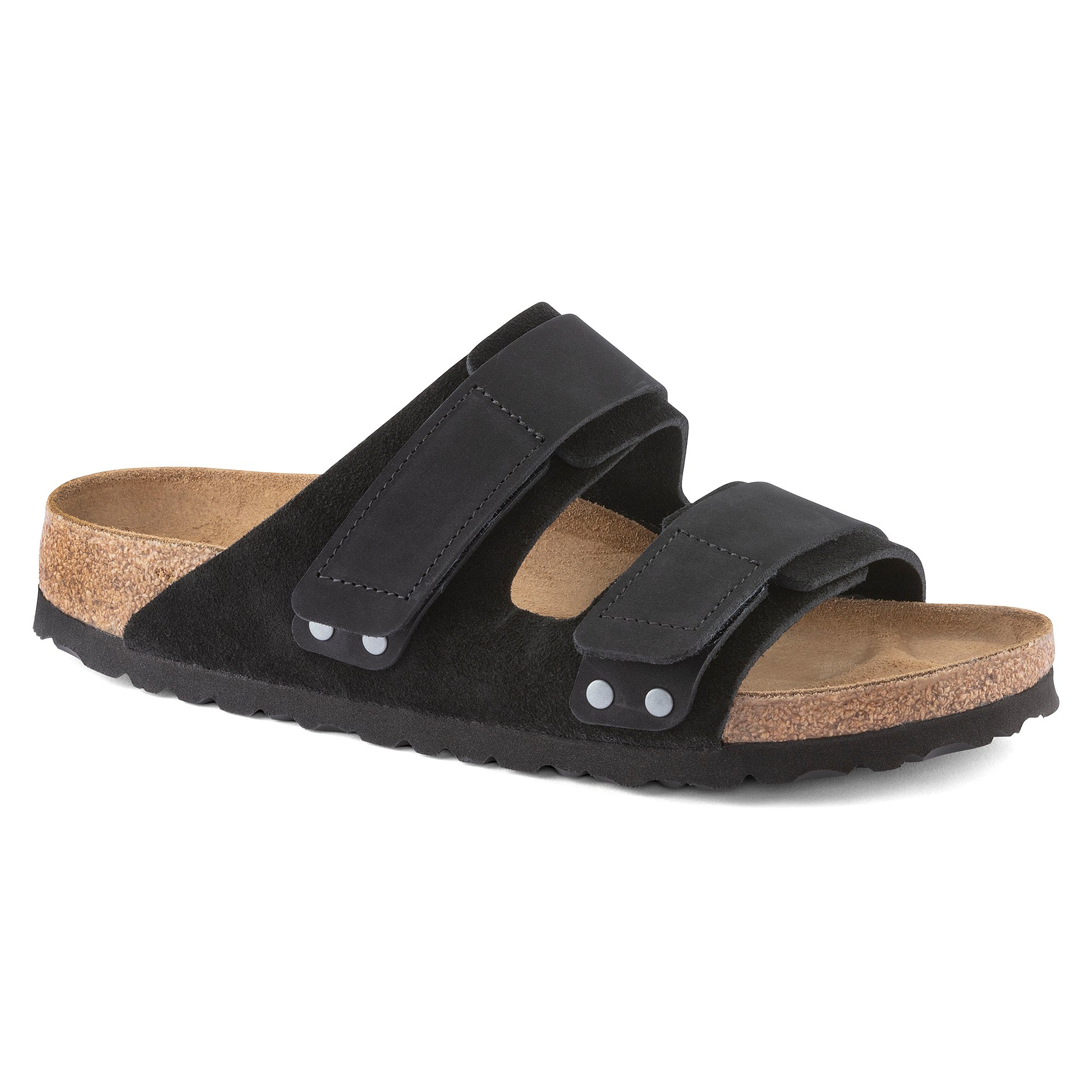 Birkenstock Ujı Vl Nu Erkek Siyah Çift Bantlı Terlik 1024832