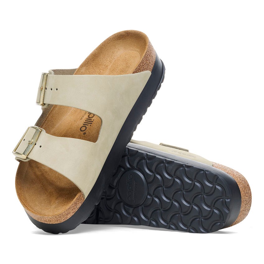 Birkenstock Arızona Platform Flex Nu Kadın Açık Yeşil Terlik 1026971