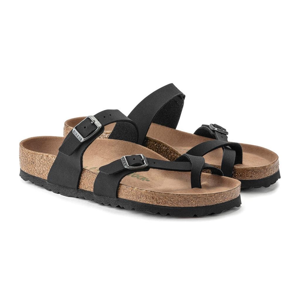 Birkenstock Mayarı Bf Nu Earthy Vegan Kadın Siyah Parmak Arası Terlik 1021176