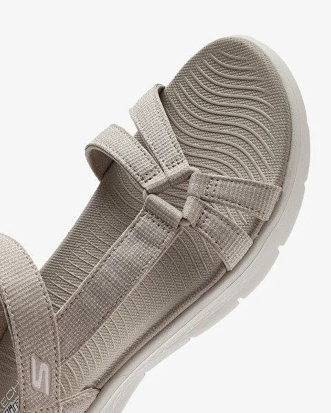 Skechers Go walk Flex Sandal Illumınate Kadın Bej Sandalet 141481 TPE