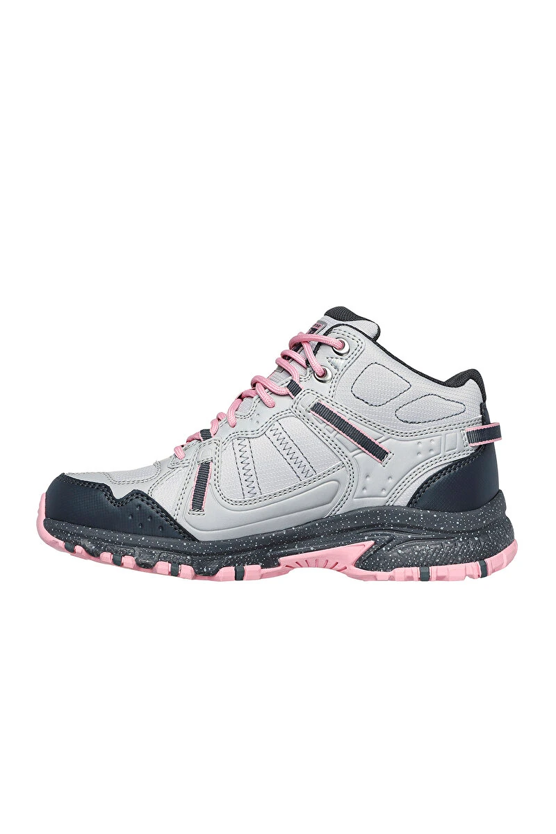 Skechers Hillcrest-Kadın Outdoor Bot - Gri-Pembe