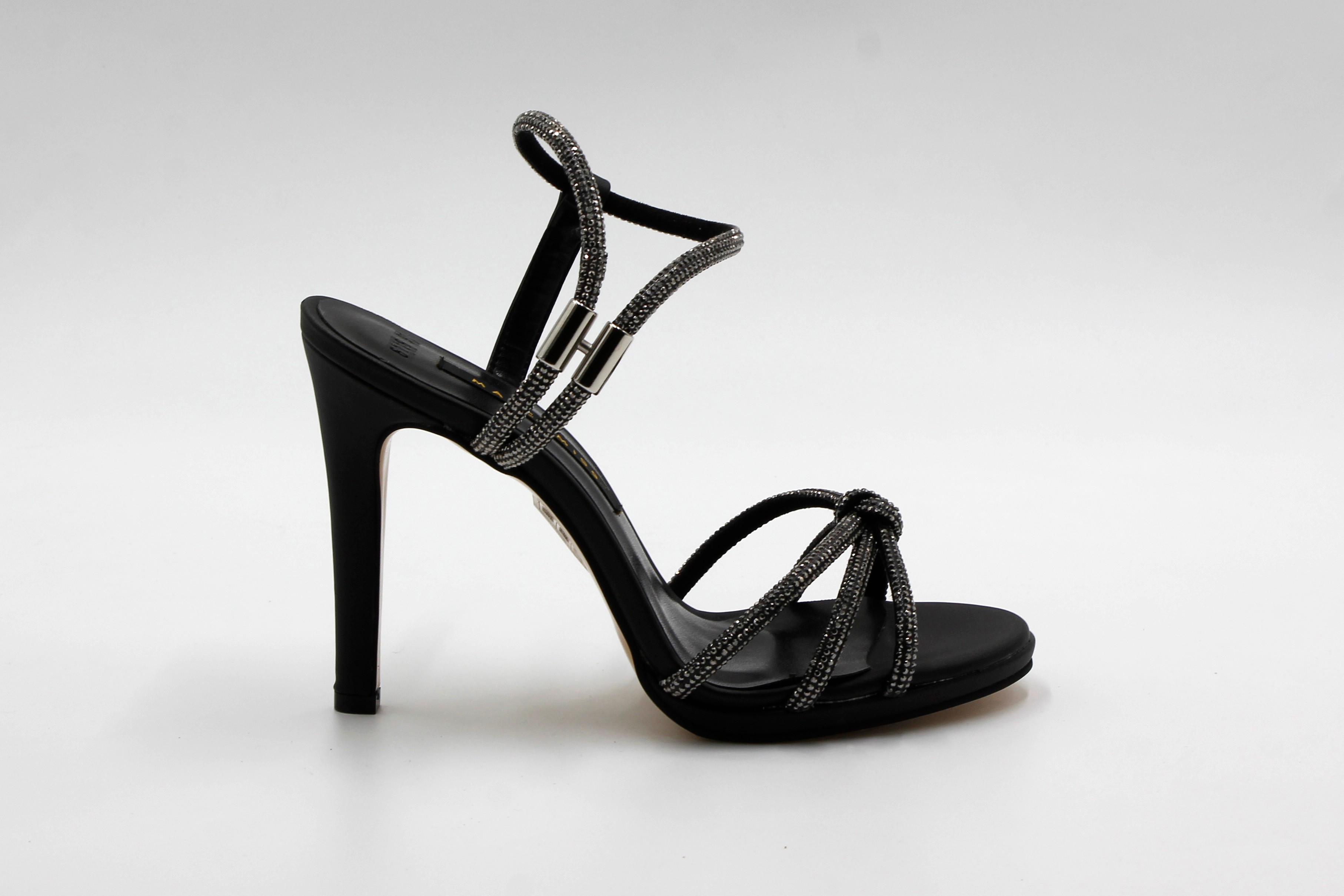 Marcamiss Kadın Taşlı Abiye Ayakkabı - Siyah