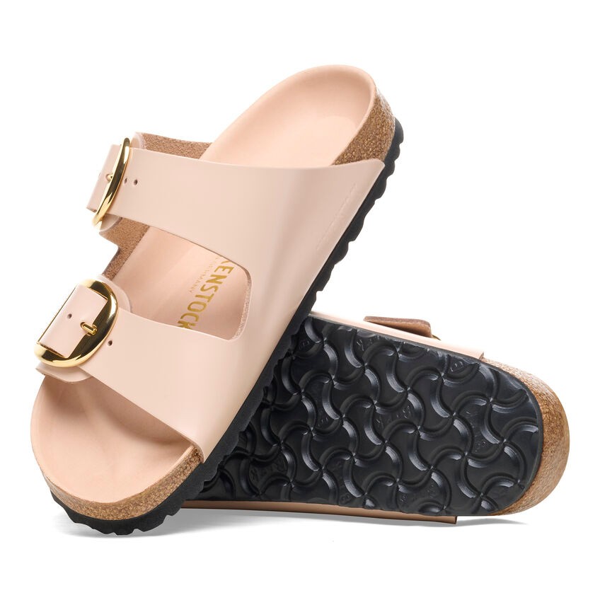 Birkenstock Arızona Bıg Buckle Nl Hıgh Shıne Kadın Pudra Terlik 1026553