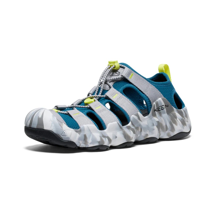 Keen Waterfront Hyperport H2 Erkek Gri-Mavi Outdoor Sandalet 1029113