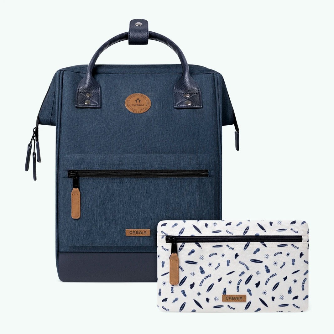 Cabaia Port Antonıo Dark Blue Medıum Avdenturer Melange Unisex Sırt Çantası