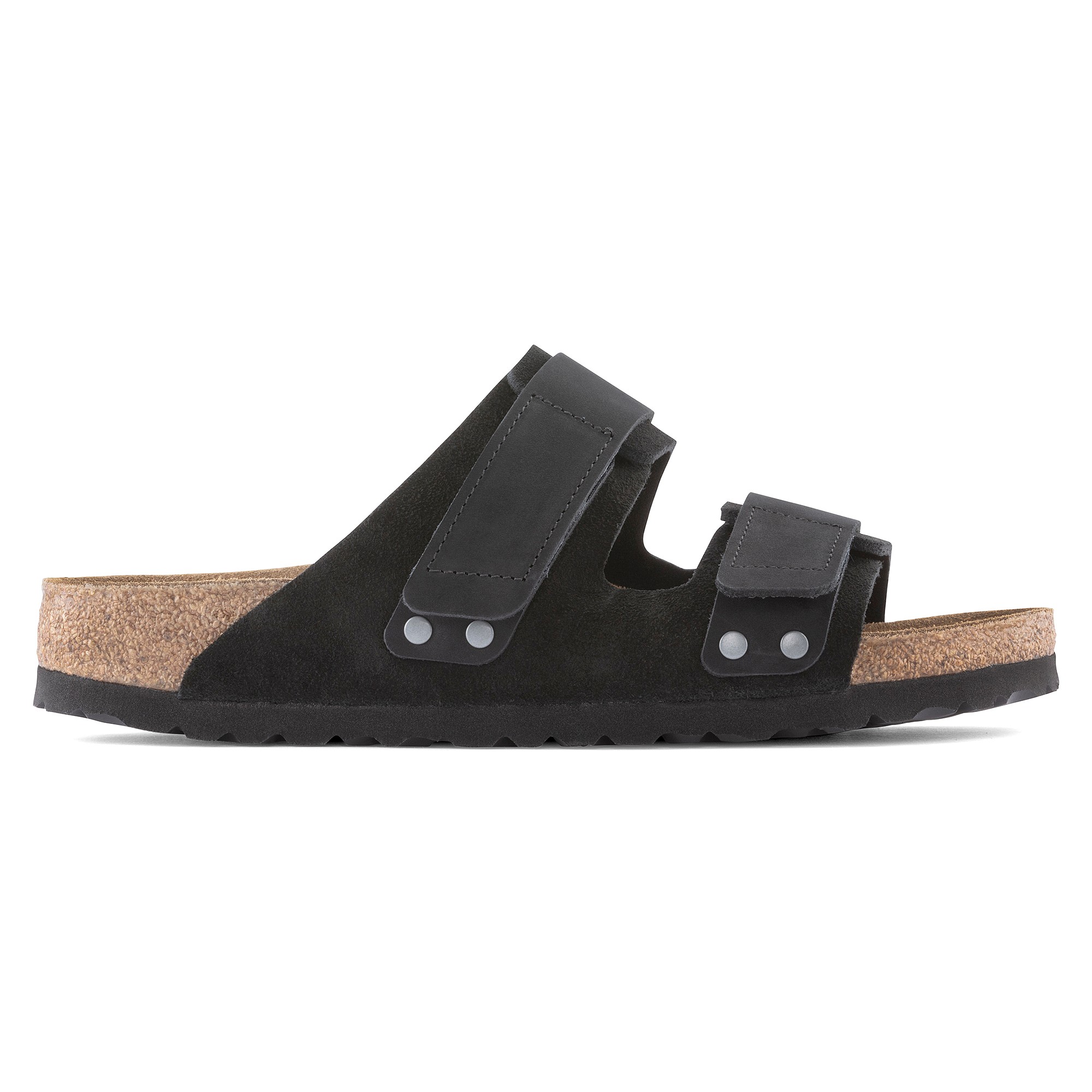 Birkenstock Ujı Vl Nu Erkek Siyah Çift Bantlı Terlik 1024832