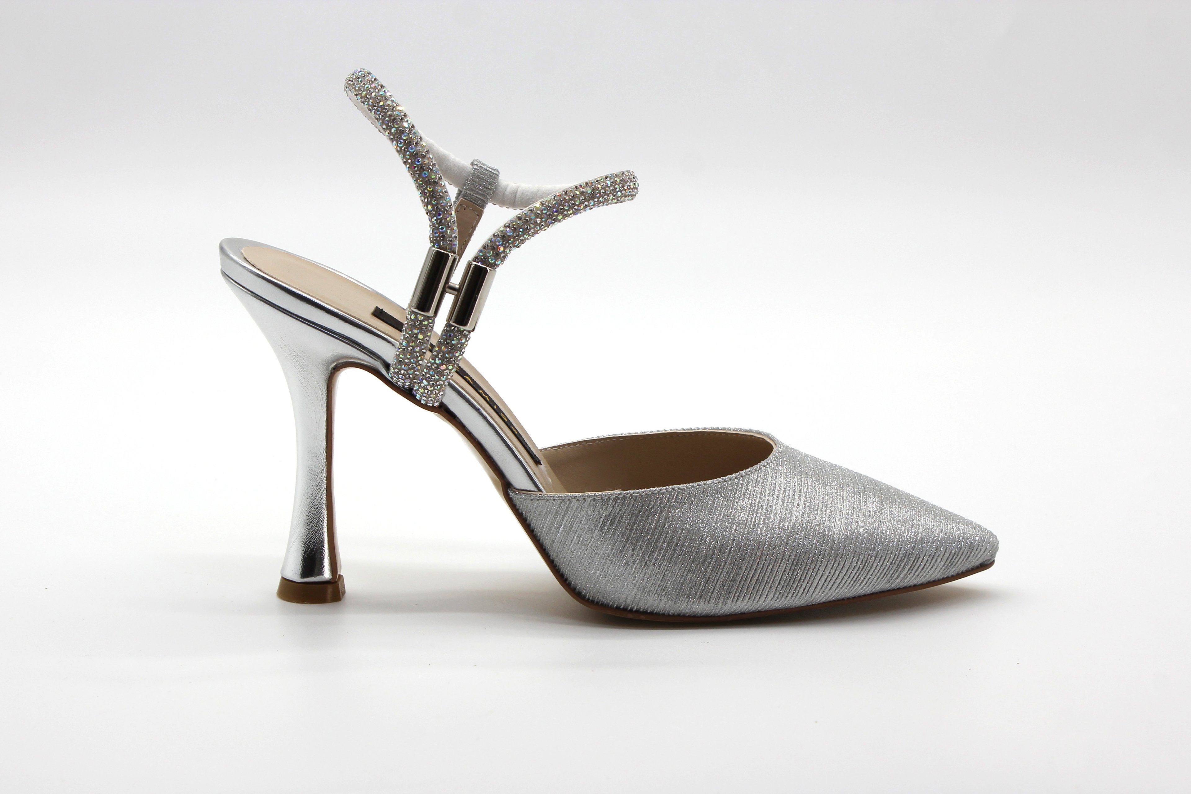 Marcamiss Kadın Taşlı Fantazi Ayakkabı - Gümüş