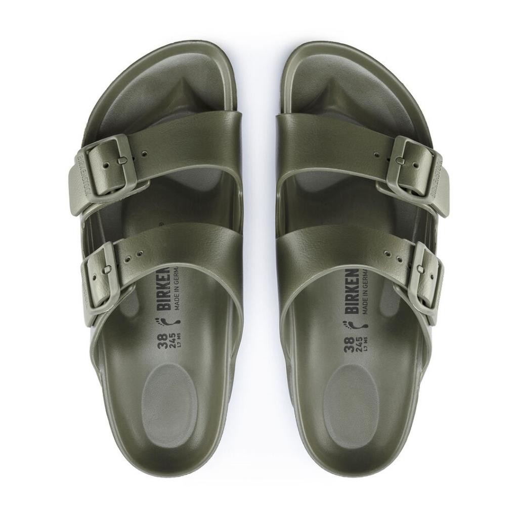 Birkenstock Arızona Eva Kadın Haki Çift Tokalı Terlik 1019152