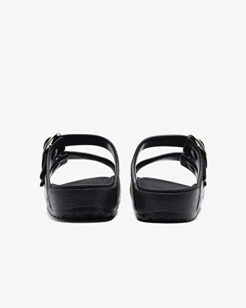Skechers Arch Fıt Calı Breeze 2.0 Gold Star Siyah Kadın Çift Tokalı Terlik 111592 BLK