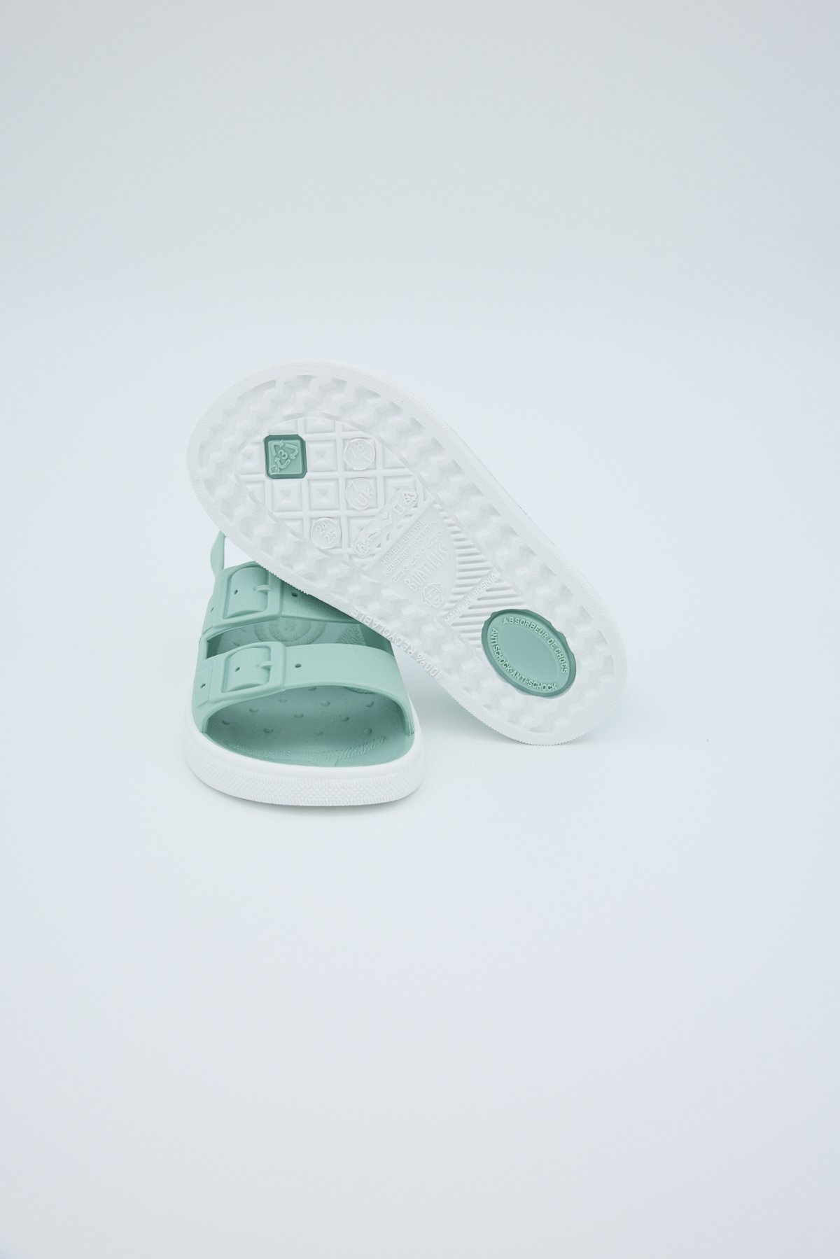 Boatilus Irky.Veg-F Pastel Green White Unisex Kids