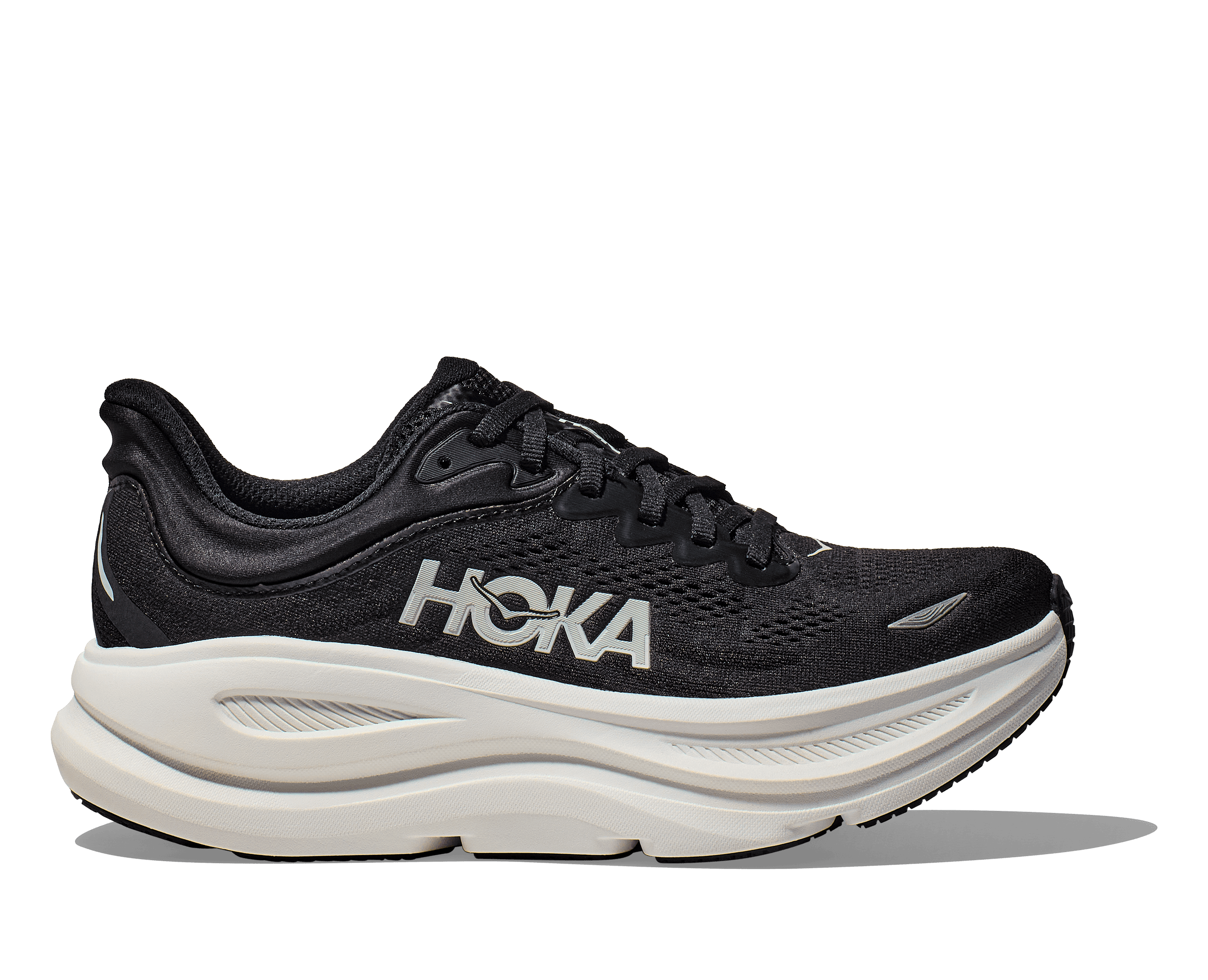 Hoka Bondi 9 Kadın Siyah Koşu Ayakkabısı 1162012-BWHT