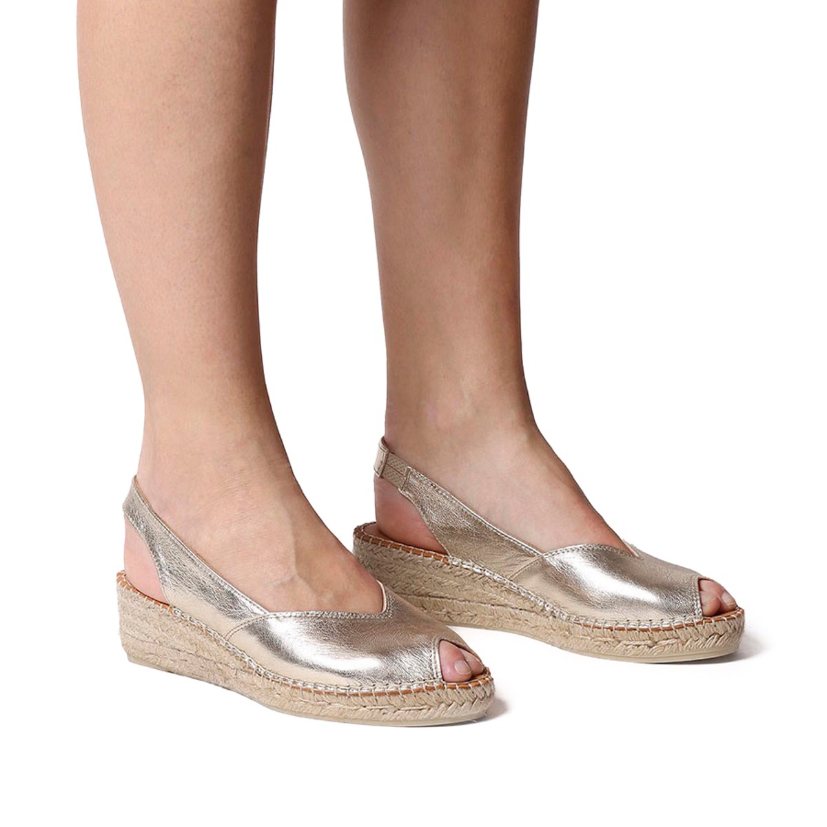 Toni Pons Bernia-P Kadın Dolgu Topuk Espadril Platinum 1TONW2020014