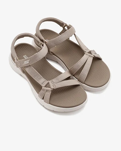 Skechers Go Walk Flex Sandal Sublıme Kadın Bej Sandalet 141451 TPE