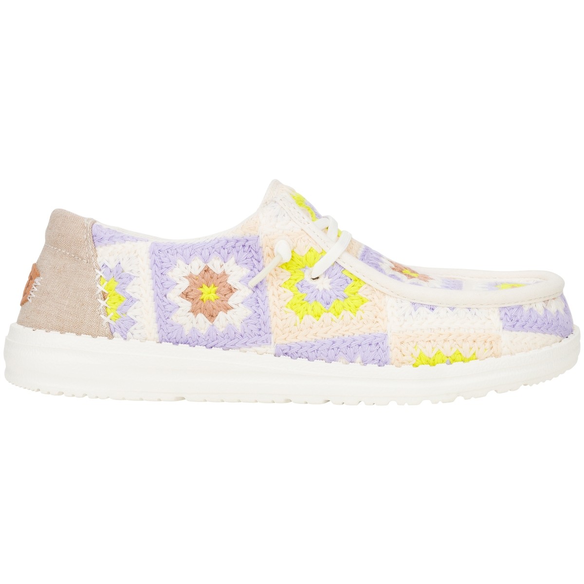 Hey Dude Wendy Cottage Crochet Egret Lavender Multi HD.43109 0NK