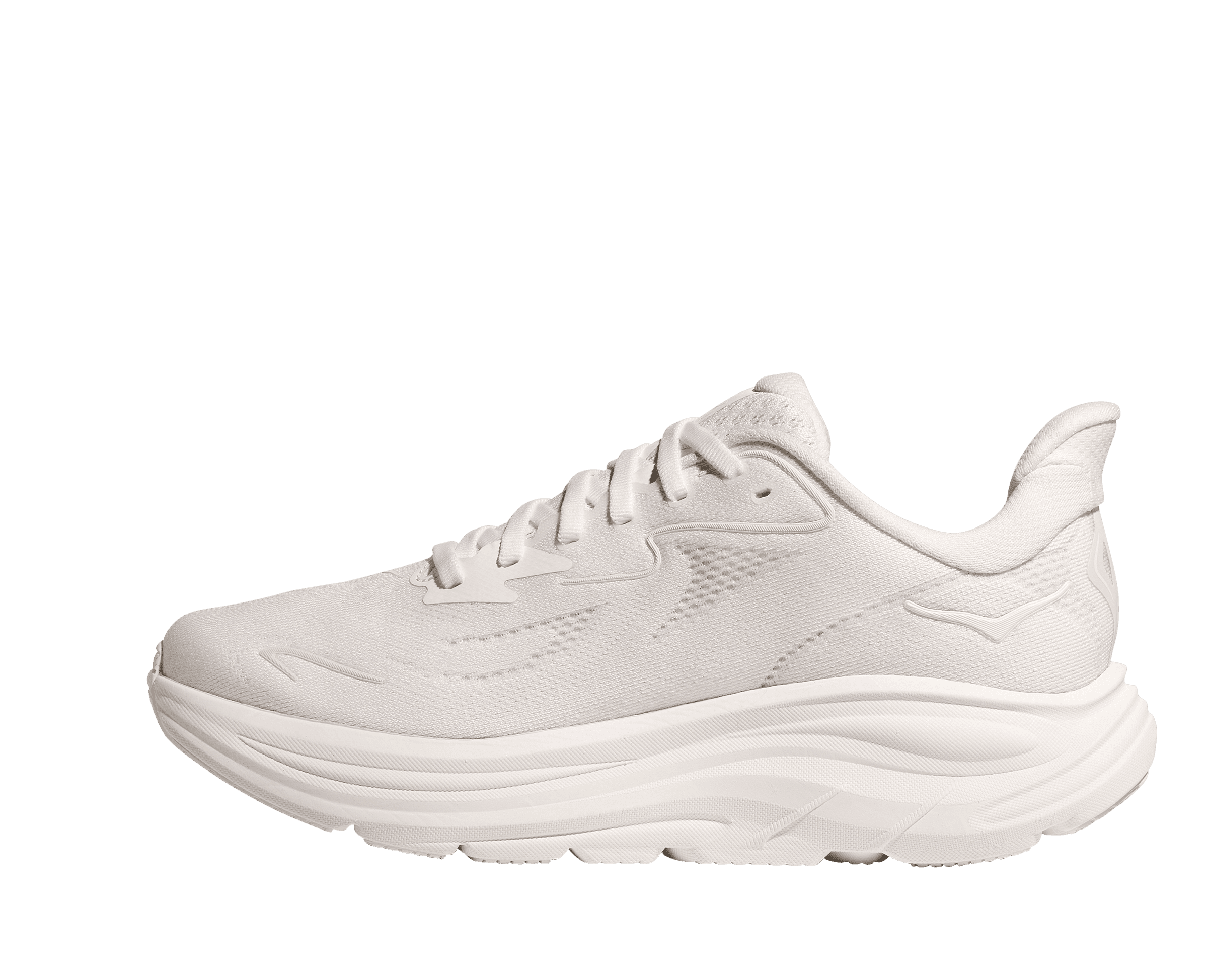 Hoka Clifton 10 Kadın Beyaz Koşu Ayakkabısı 1162031-WWH