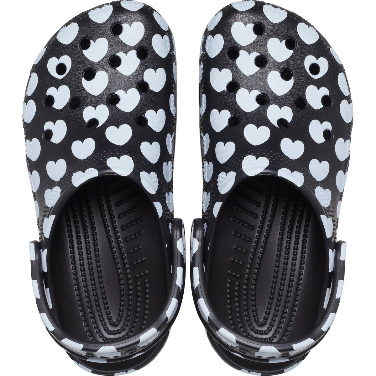Crocs Classic Heart Print Clog