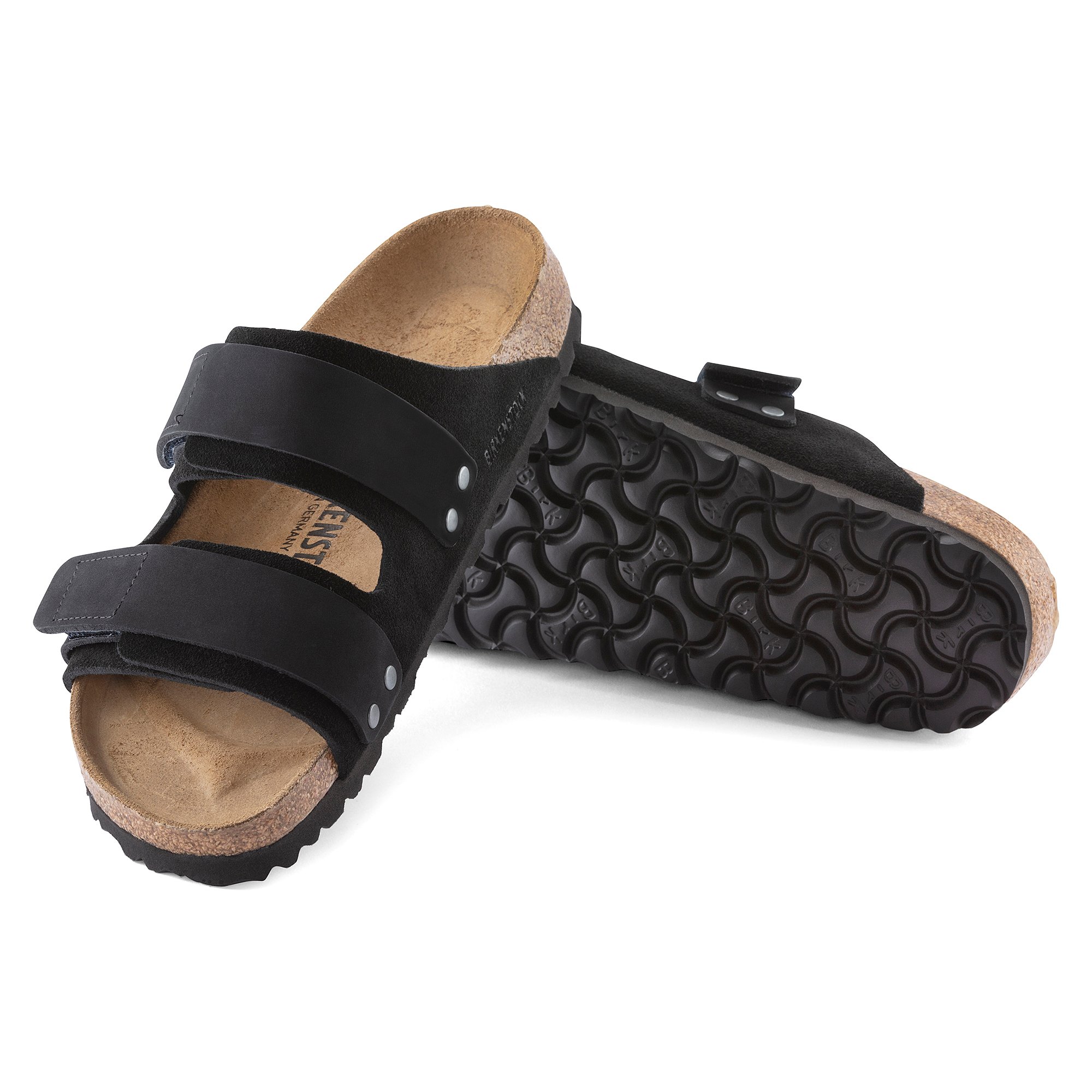 Birkenstock Ujı Vl Nu Erkek Siyah Çift Bantlı Terlik 1024832