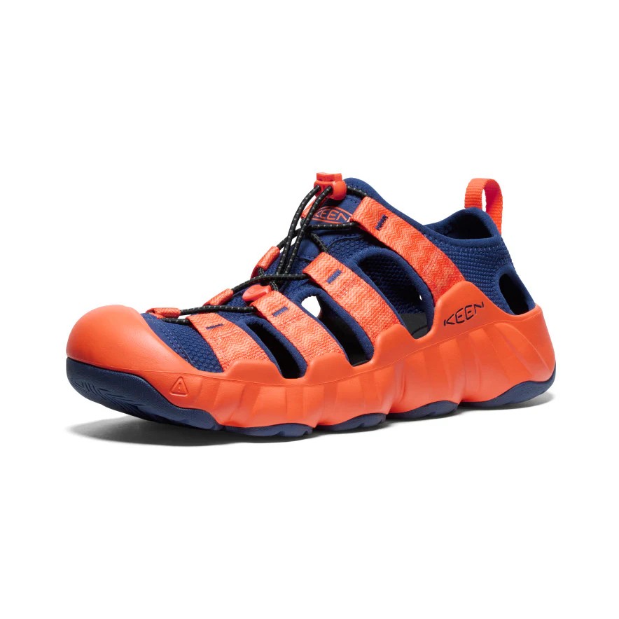 Keen Waterfront Hyperport H2 Erkek Turuncu-Lacivert Outdoor Sandalet 1029111