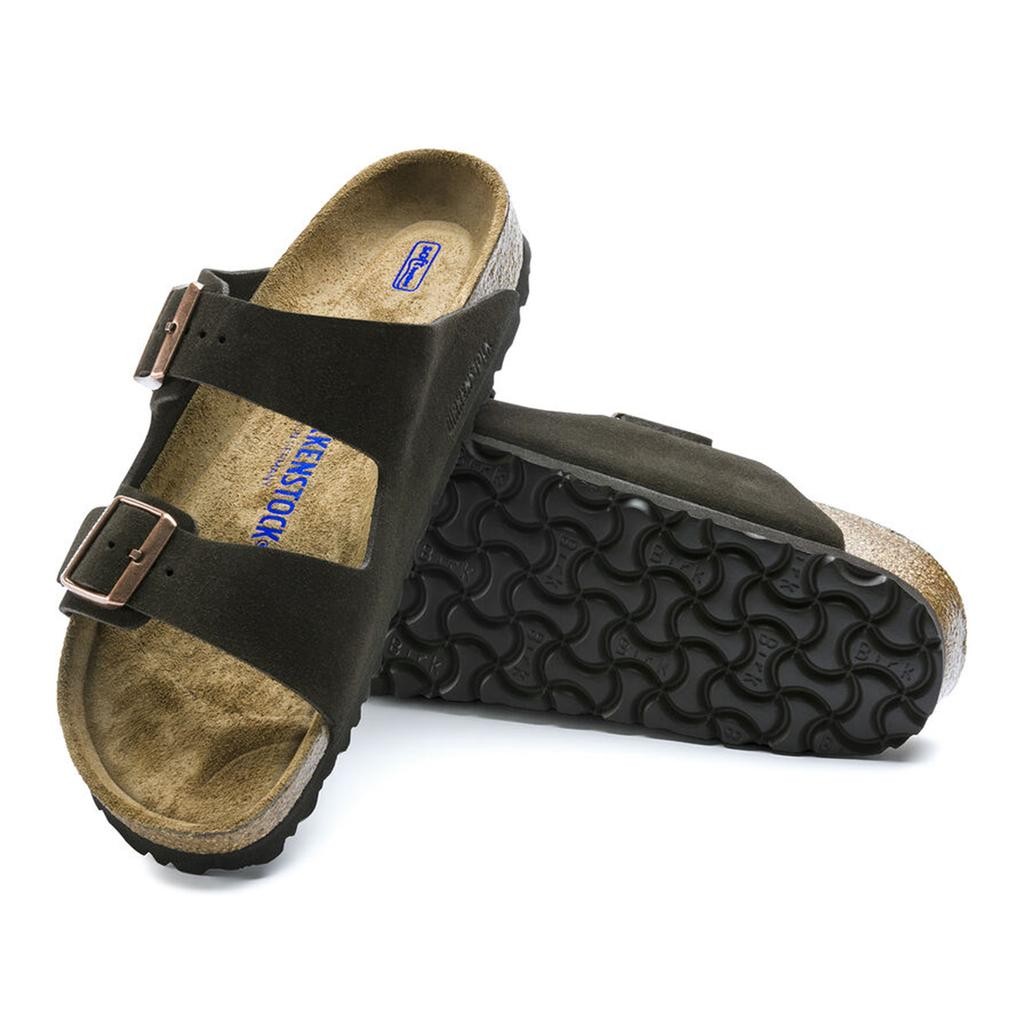 Birkenstock Arızona Sfb Vl Kadın Kahve Süet Çift Tokalı Terlik 951313