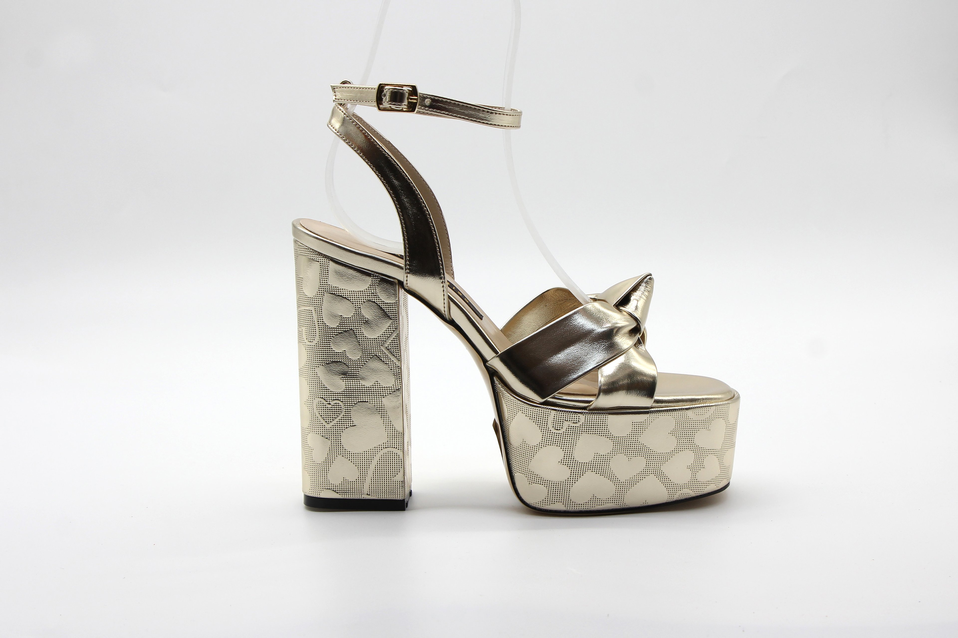 Marcamiss Kadın Platform Sandalet - Altın