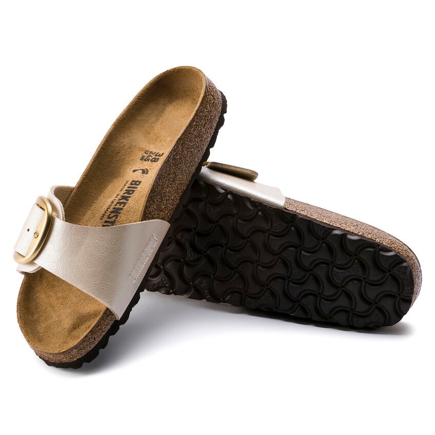 Birkenstock Madrıd Bıg Buckle Bf Graceful Kadın İnci Beyazı Terlik 1015279