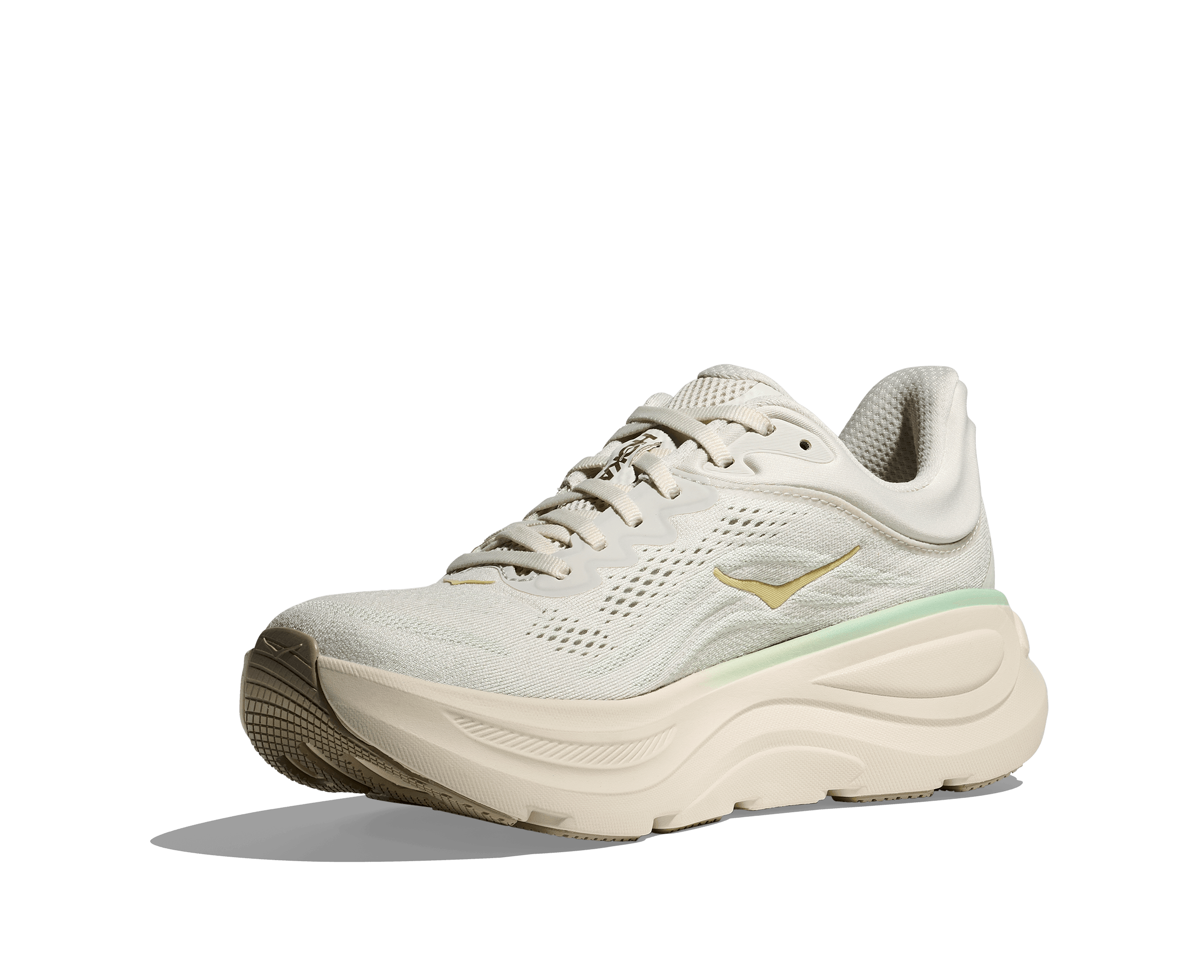 Hoka Bondi 9 Kadın Beyaz Yeşil Koşu Ayakkabısı 1162012-TLSL