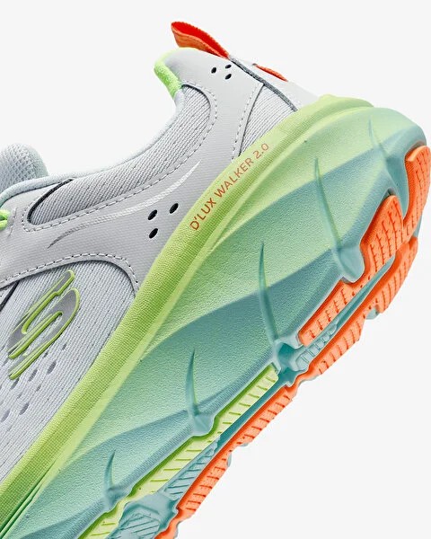 Skechers D'Lux Walker 2.0 Neon Sites Kadın Beyaz Sneaker 150107 WMLT