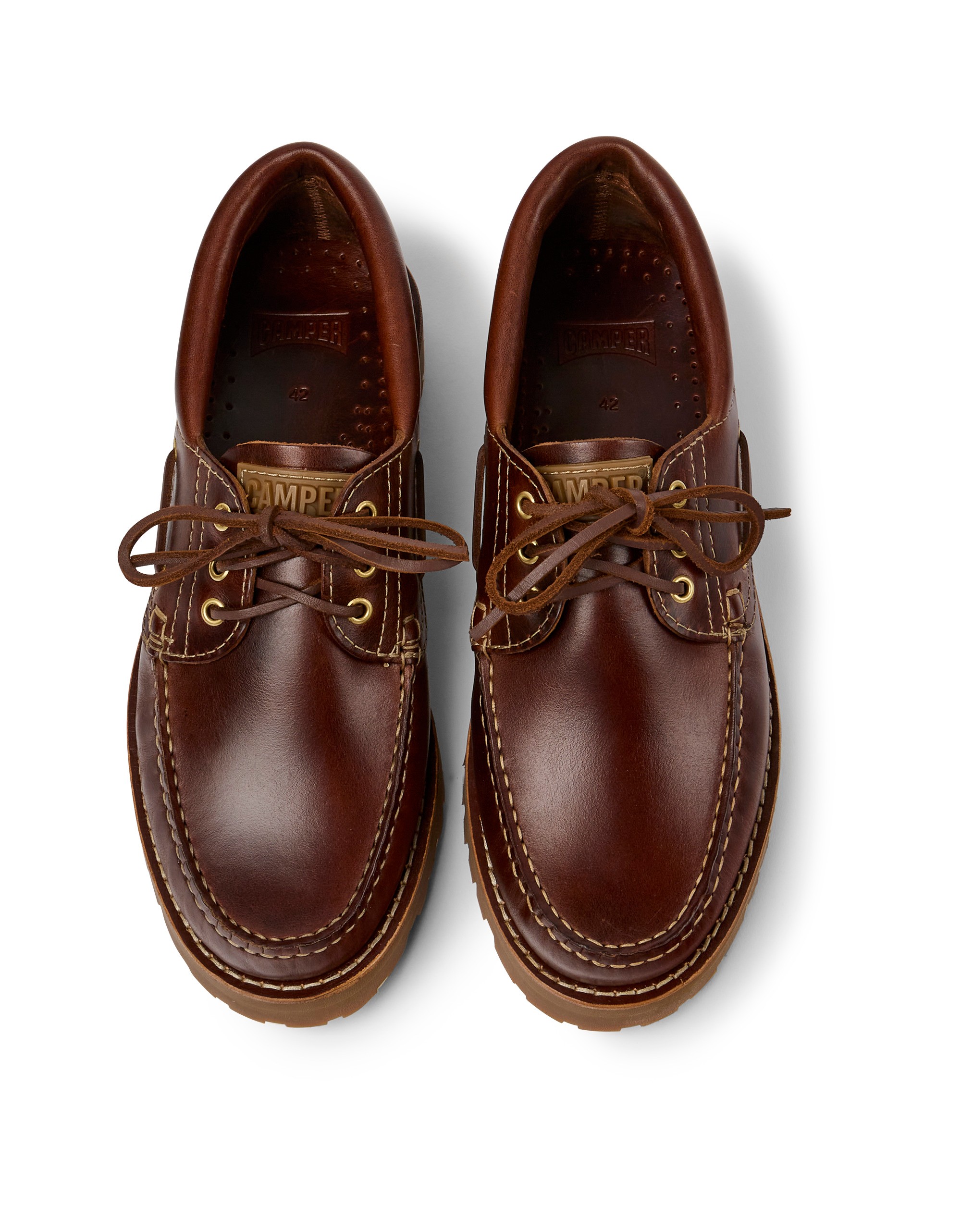 Camper Nautıco Kahverengi Erkek Boat Shoe