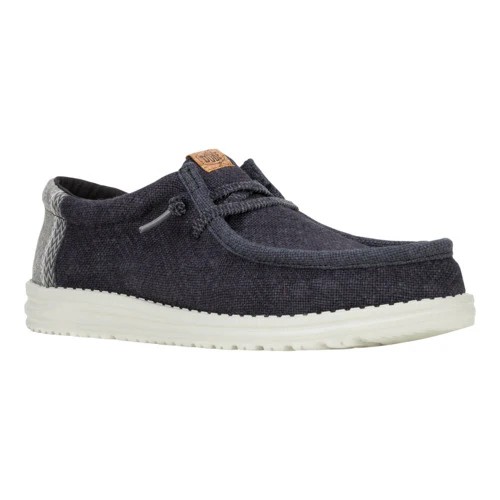 Hey Dude Wally Jute Black Granite Grey HD.43085-ONS
