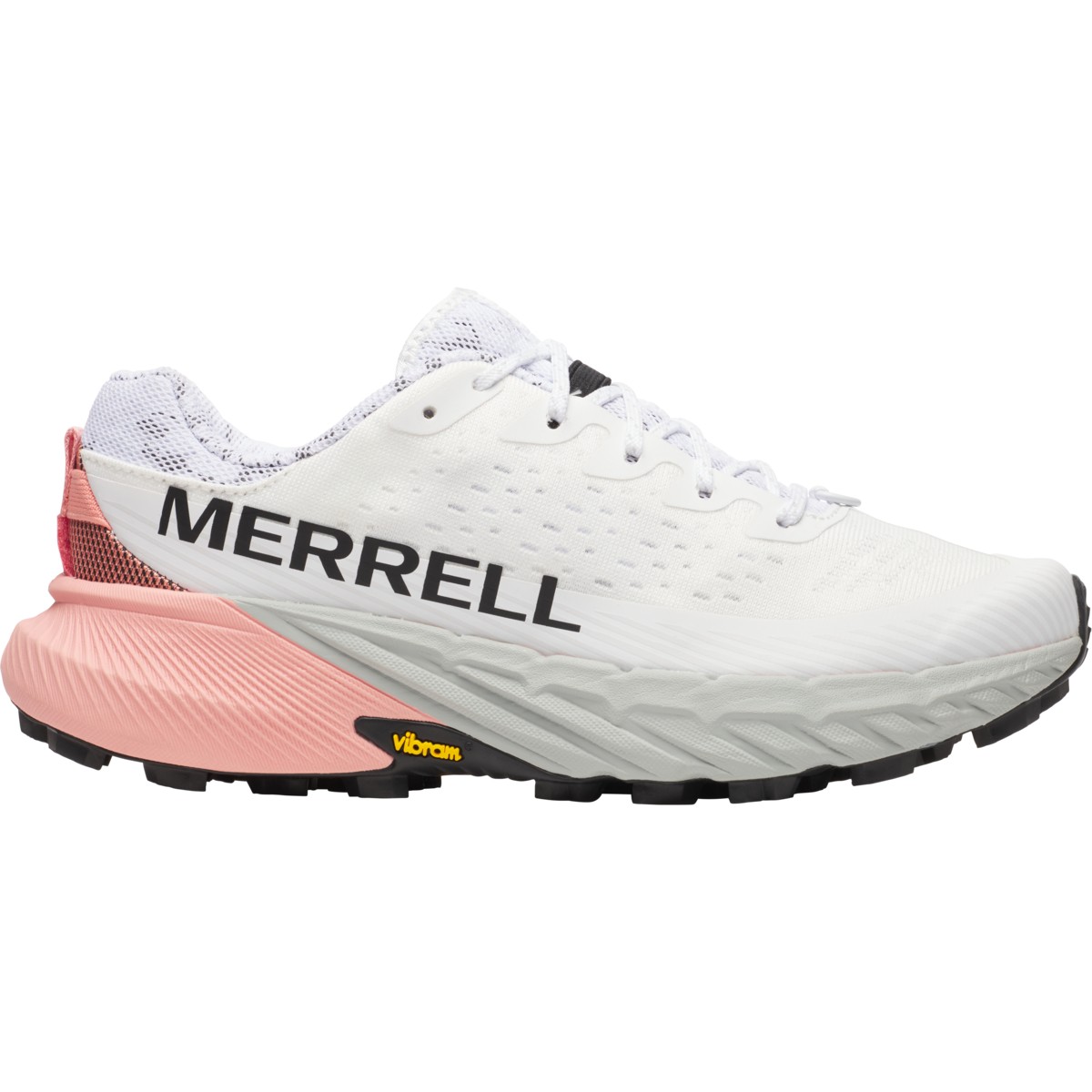 Merrell Agılıty Peak 5 Kadın Beyaz Gri Pembe Patika Koşusu Ayakkabısı J068374