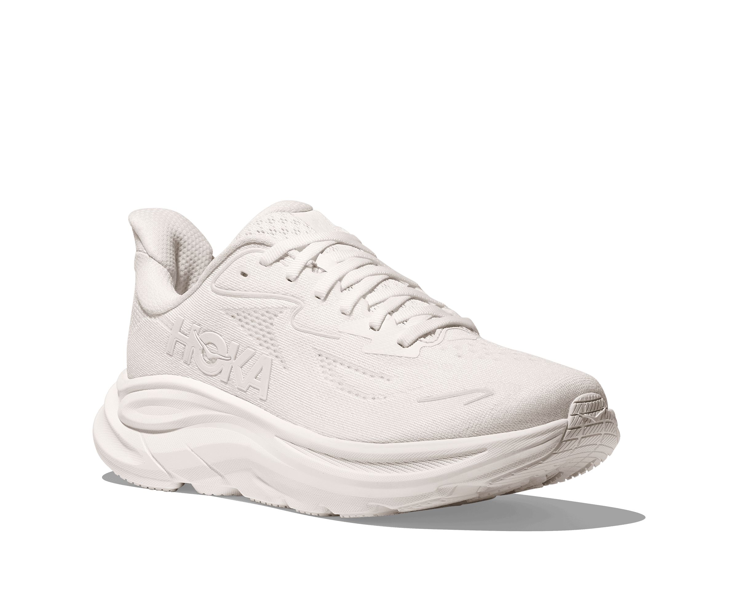 Hoka Clifton 10 Kadın Beyaz Koşu Ayakkabısı 1162031-WWH