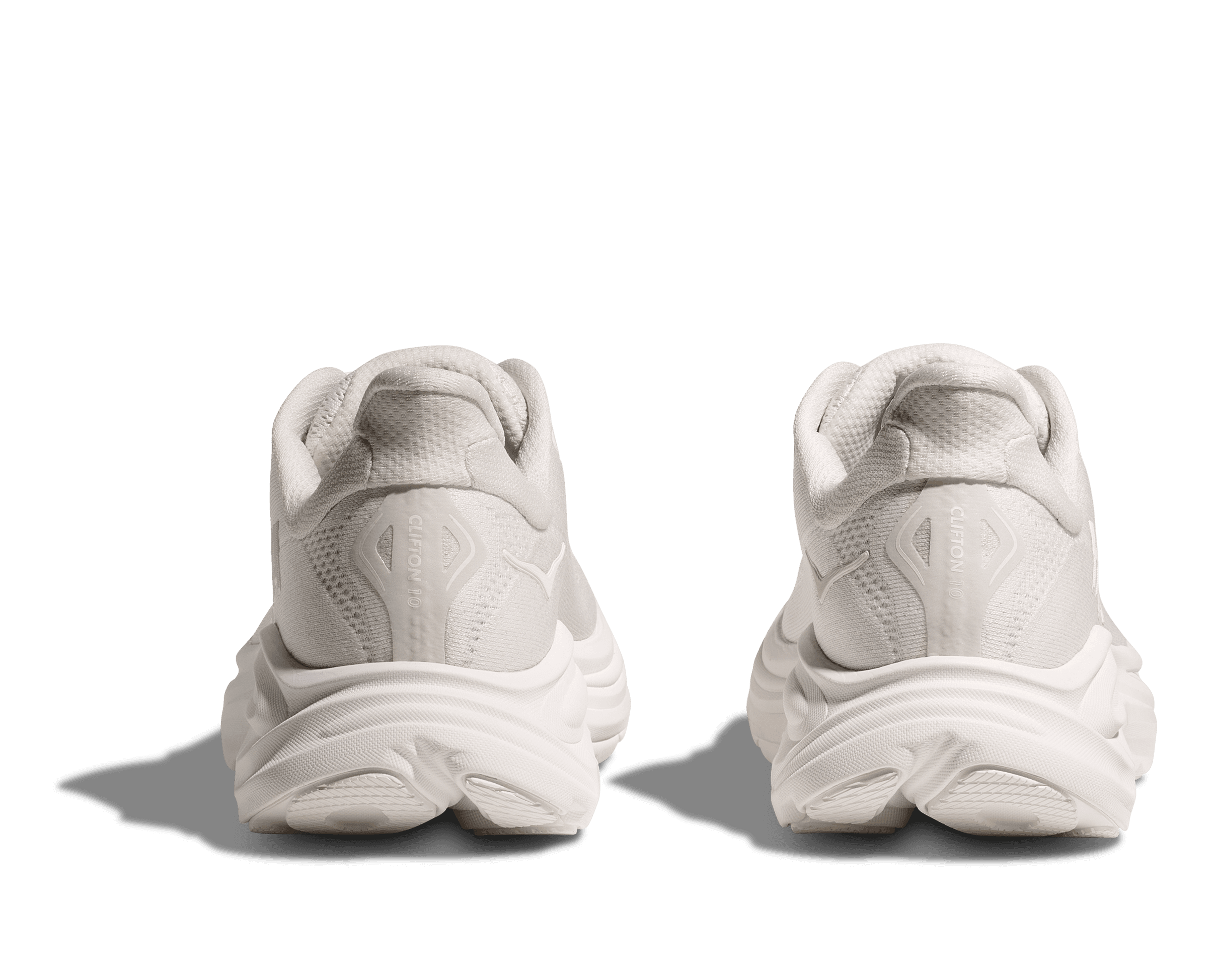Hoka Clifton 10 Kadın Beyaz Koşu Ayakkabısı 1162031-WWH