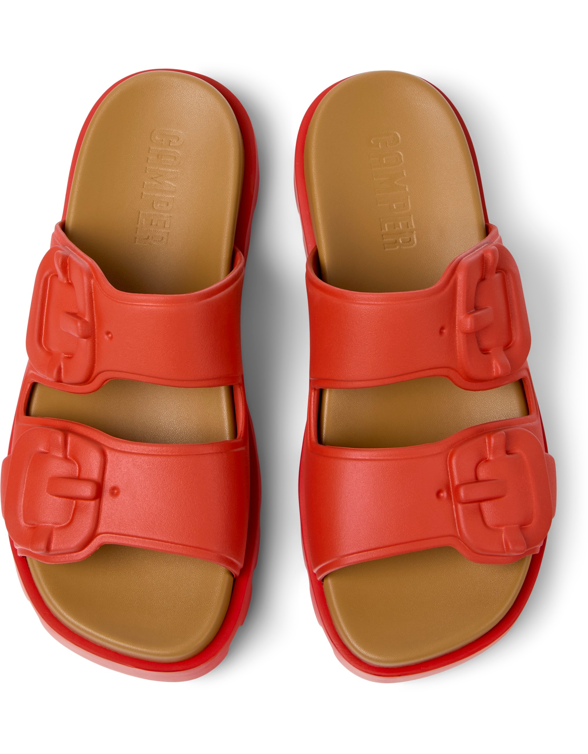 Camper Brutus Sandals Kadın Kırmızı Spor Terlik K201792-003