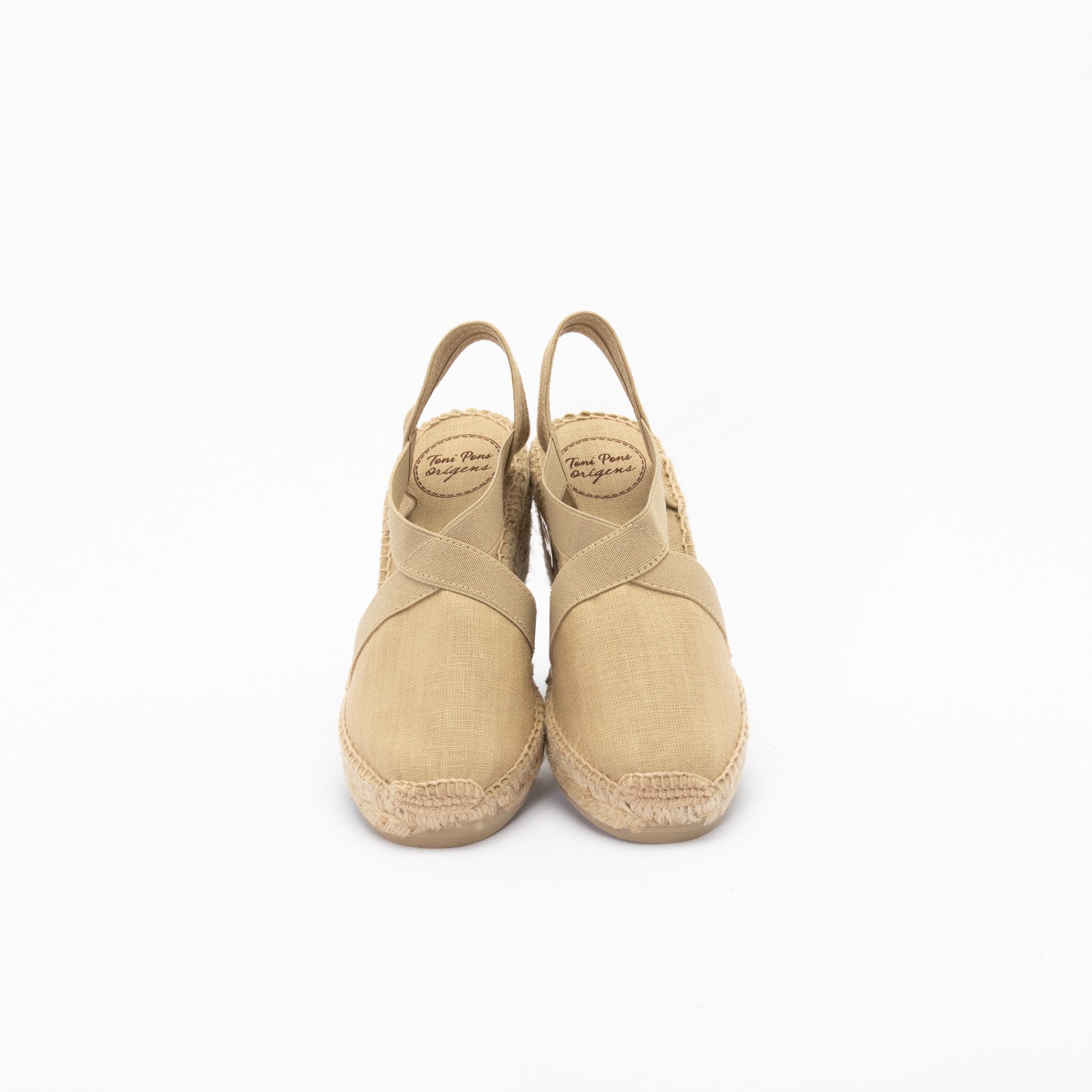 Toni Pons Ter Elastic Linen Pedra Kadın Taş Dolgu Topuk Espadril 1TONW2020089