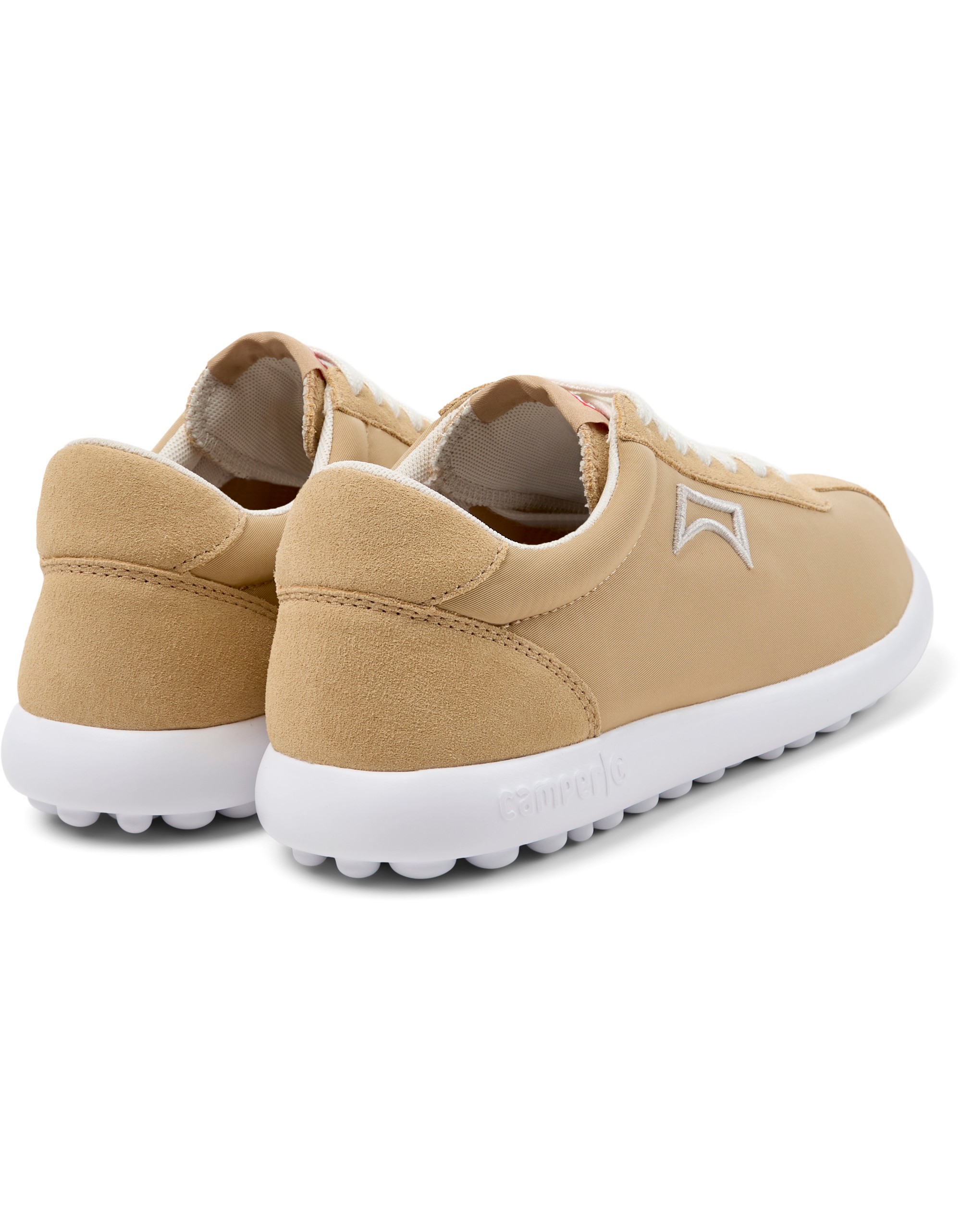 Camper Pelotas XLF Kadın Bej Süet Deri Tekstil Sneaker K201759-003